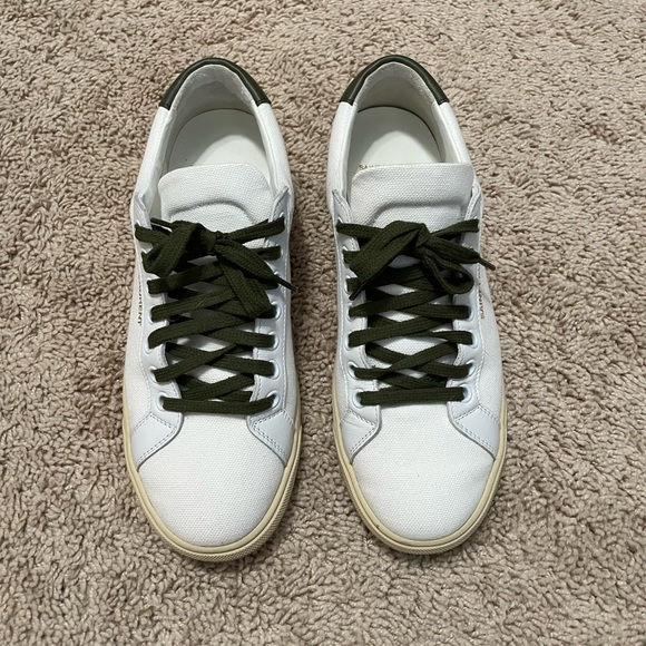 Saint Laurent Andy Canvas Sneakers Size 40.5 - Picture 3 of 9